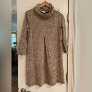Tyler Boe Tan Long Sleeve Dress